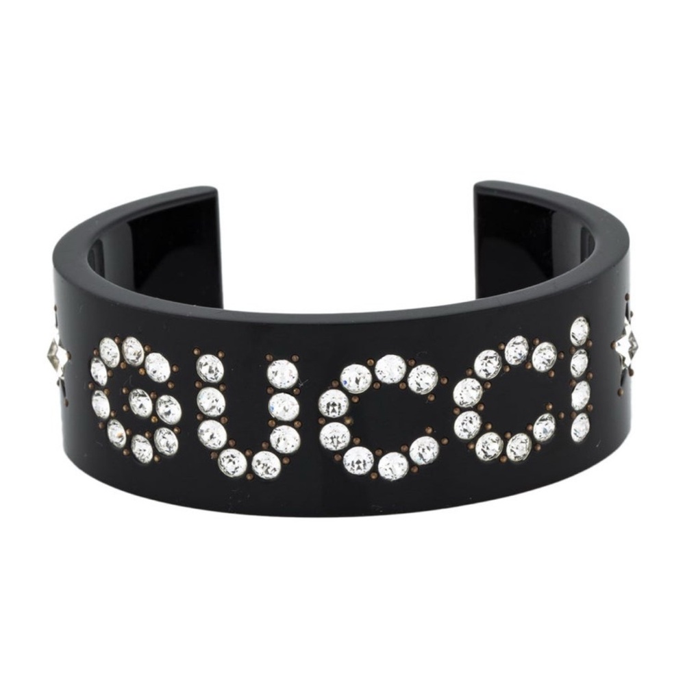 Gucci Black and Silver Women's Bracelet